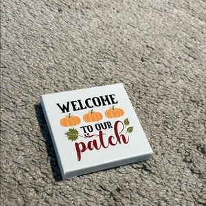 Welcome to Our Patch Canvas Magnet